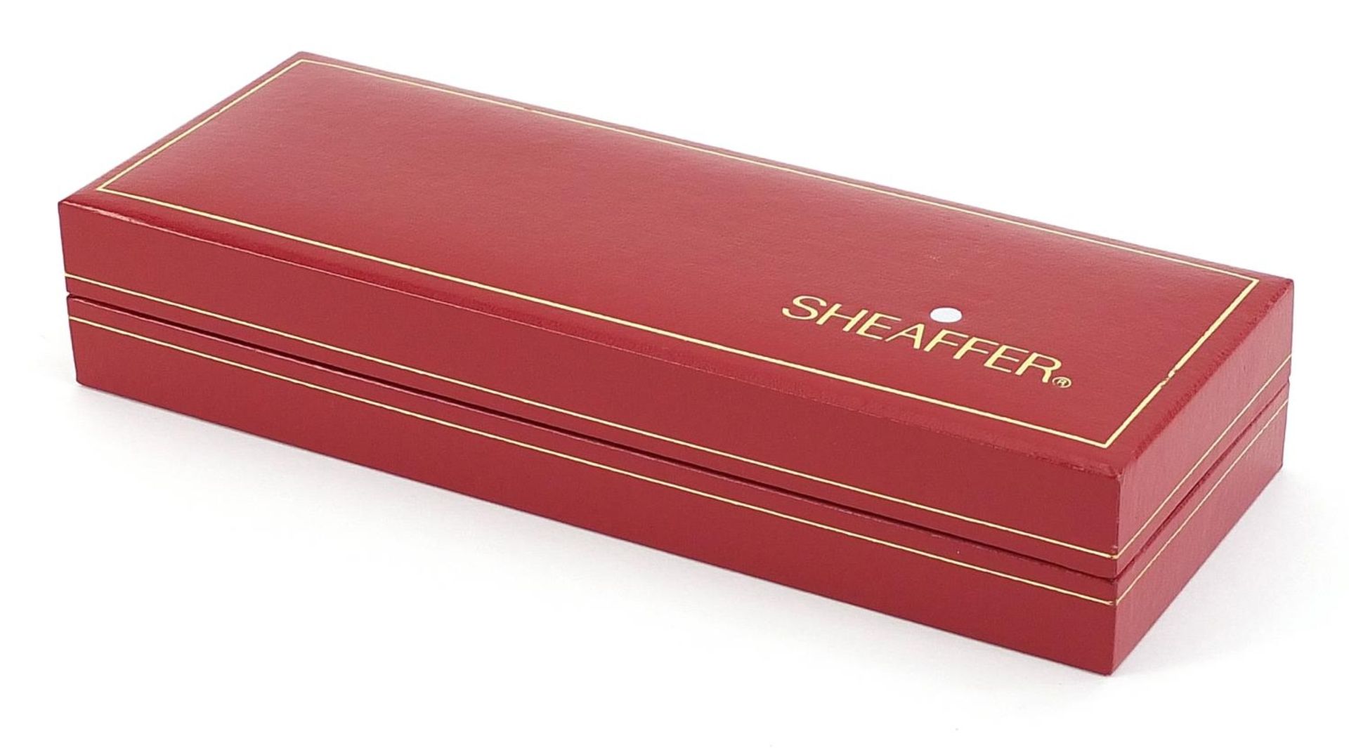 Sheaffer ballpoint pen with case, the case 18cm wide - Image 5 of 5