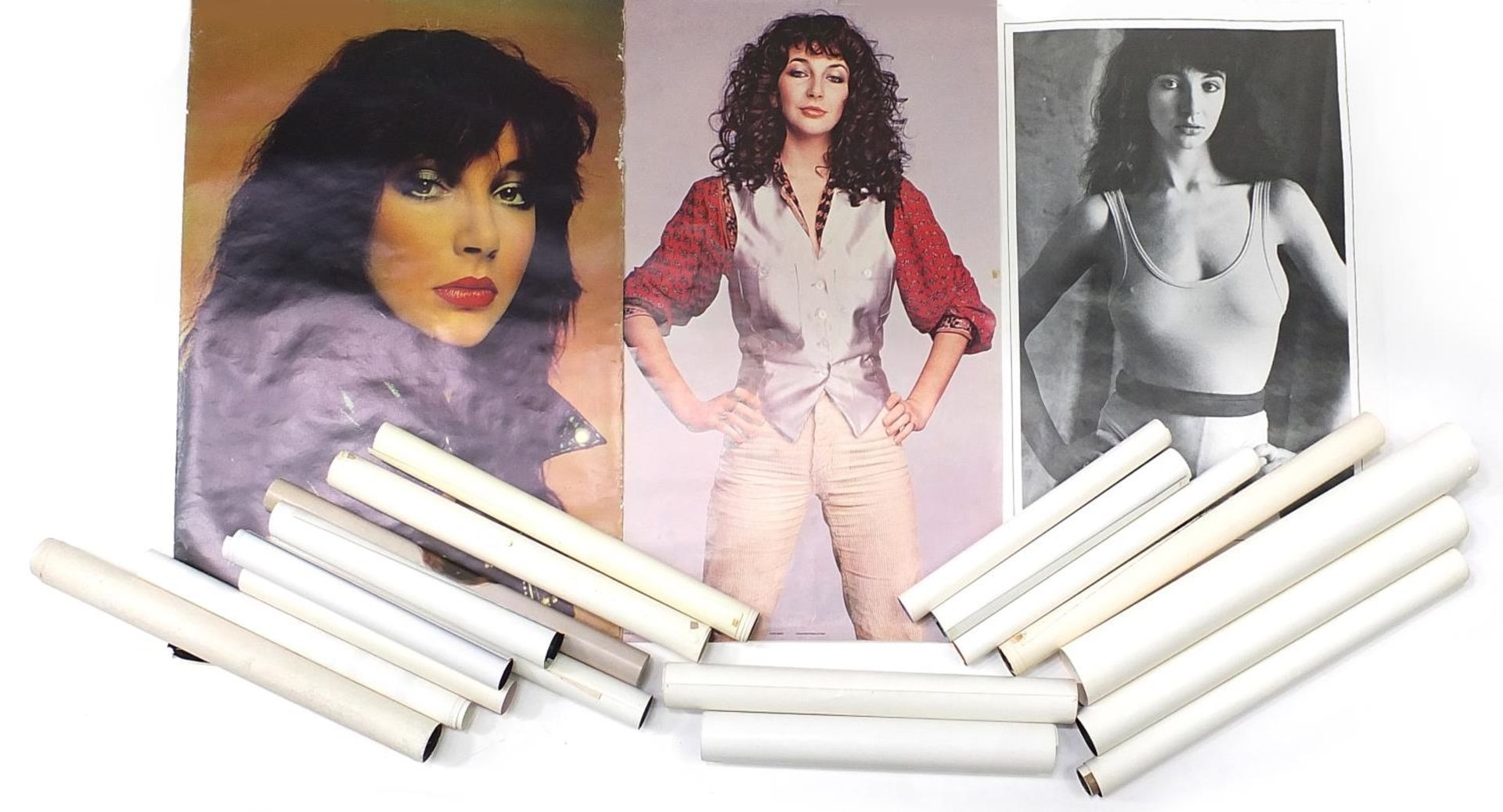 Collection of 1970s and later Kate Bush posters