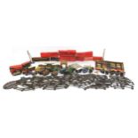 Hornby O gauge model railway locomotives and accessories, some with boxes including Southern 329