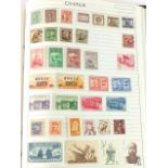 Collection of Empire and Commonwealth stamps arranged in an album including some mint