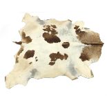 Taxidermy interest rectangular cowhide rug, 190cm x 180cm