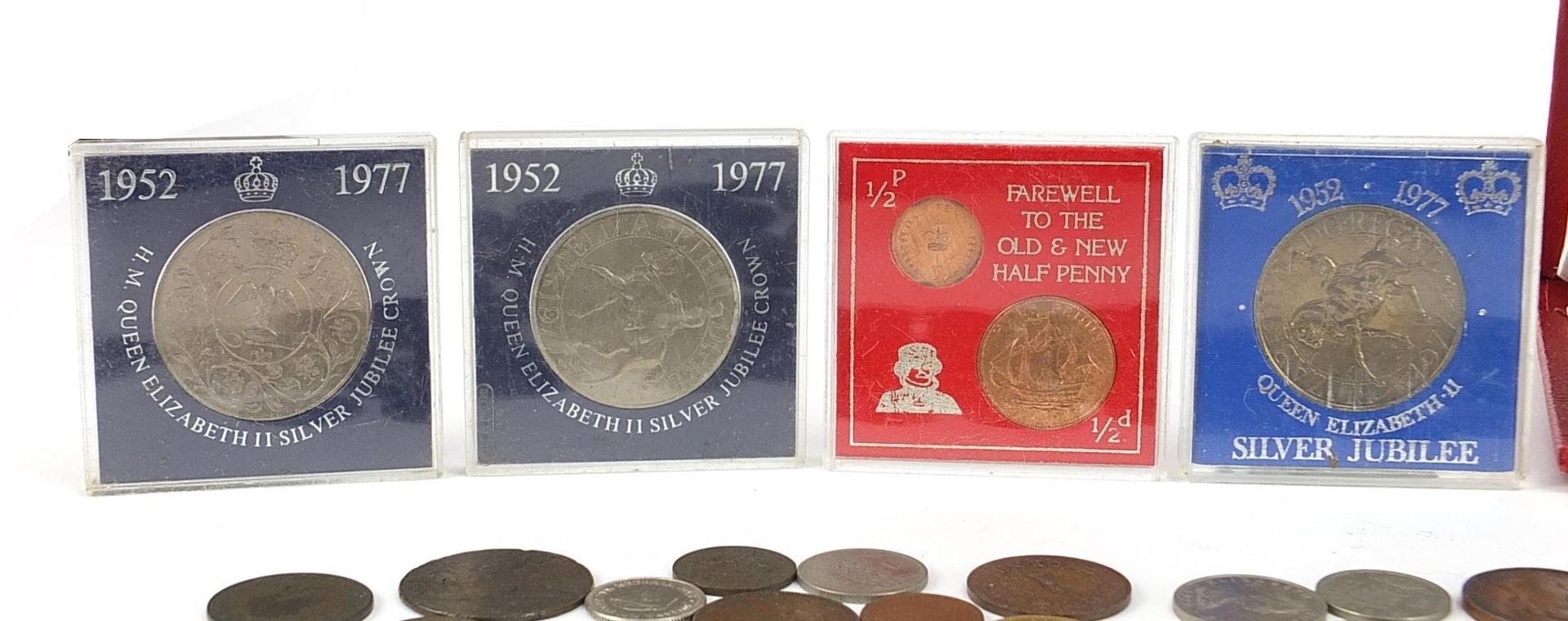 Antique and later British and world coinage, some silver including Royal Mint 1989 and 1990 United - Image 2 of 6