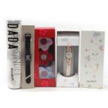 Swatch, three Swatch wristwatch sets with boxes