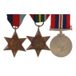 British military World War II three medal group including The Pacific star