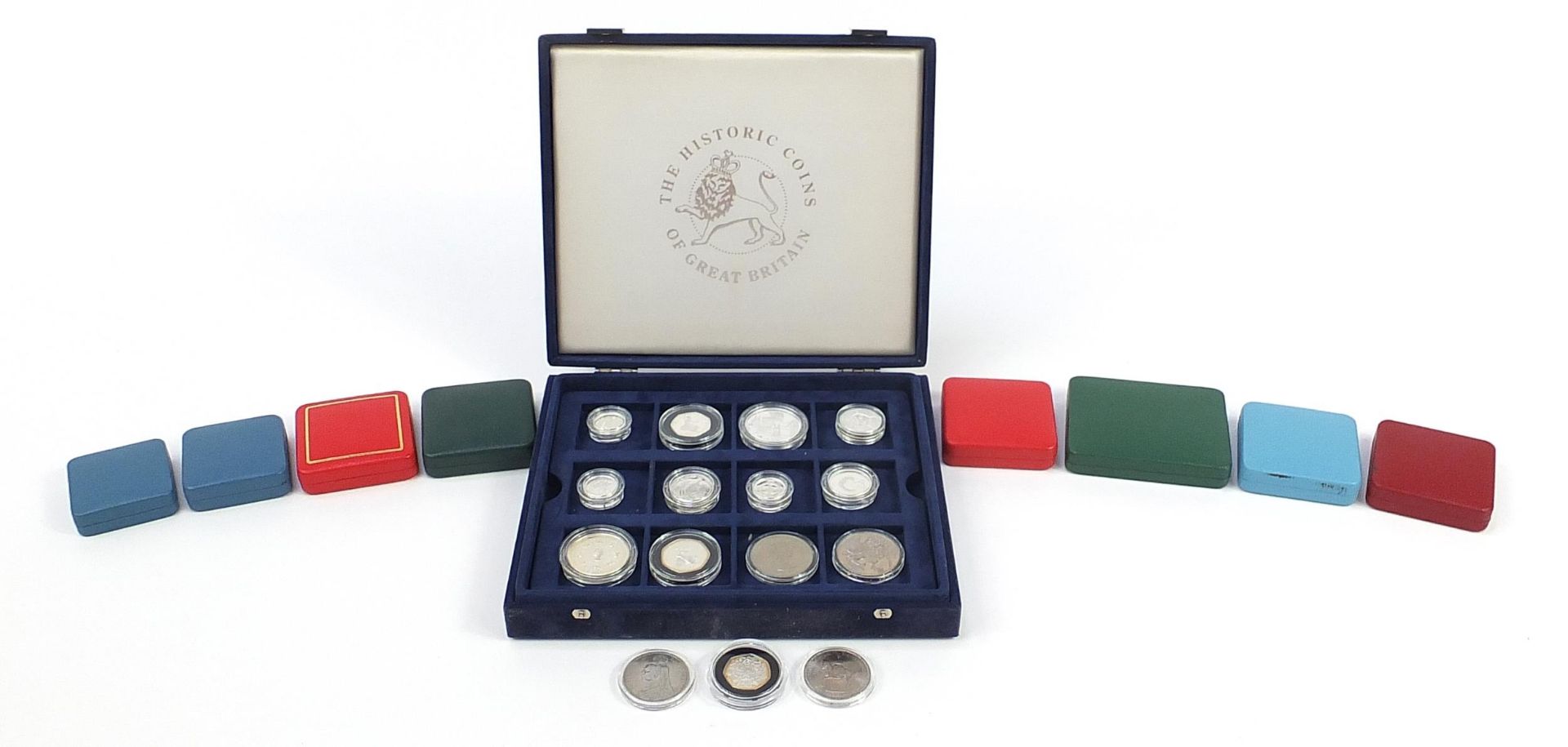 Collection of British coinage, some silver proof and silver including 1889 crown, 1995 World War - Bild 2 aus 4