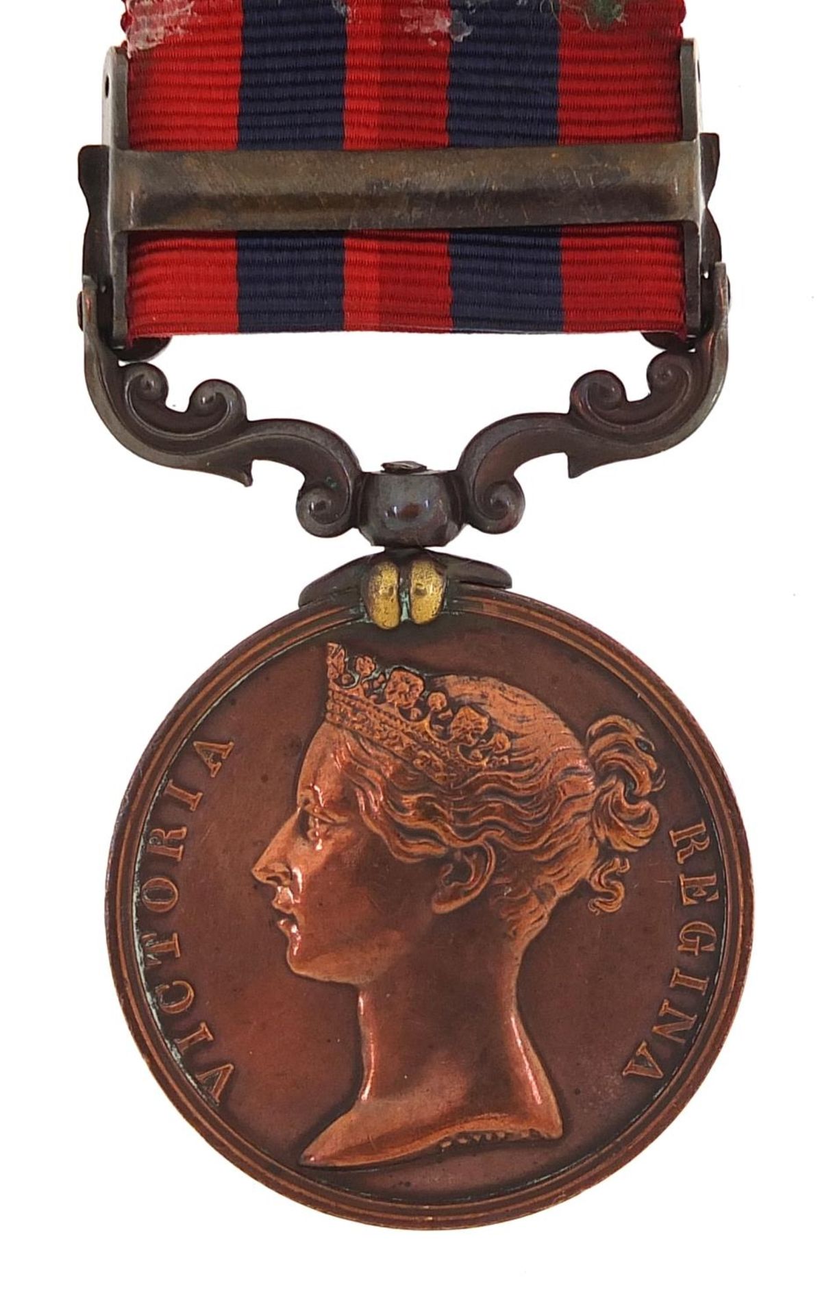 Victorian British military India General Service medal with Kachin Hills 1892-93 bar - Bild 3 aus 3