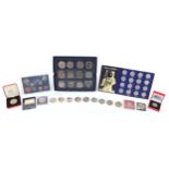 British commemorative coinage and tokens including five pound coins and Queen's Golden Jubilee