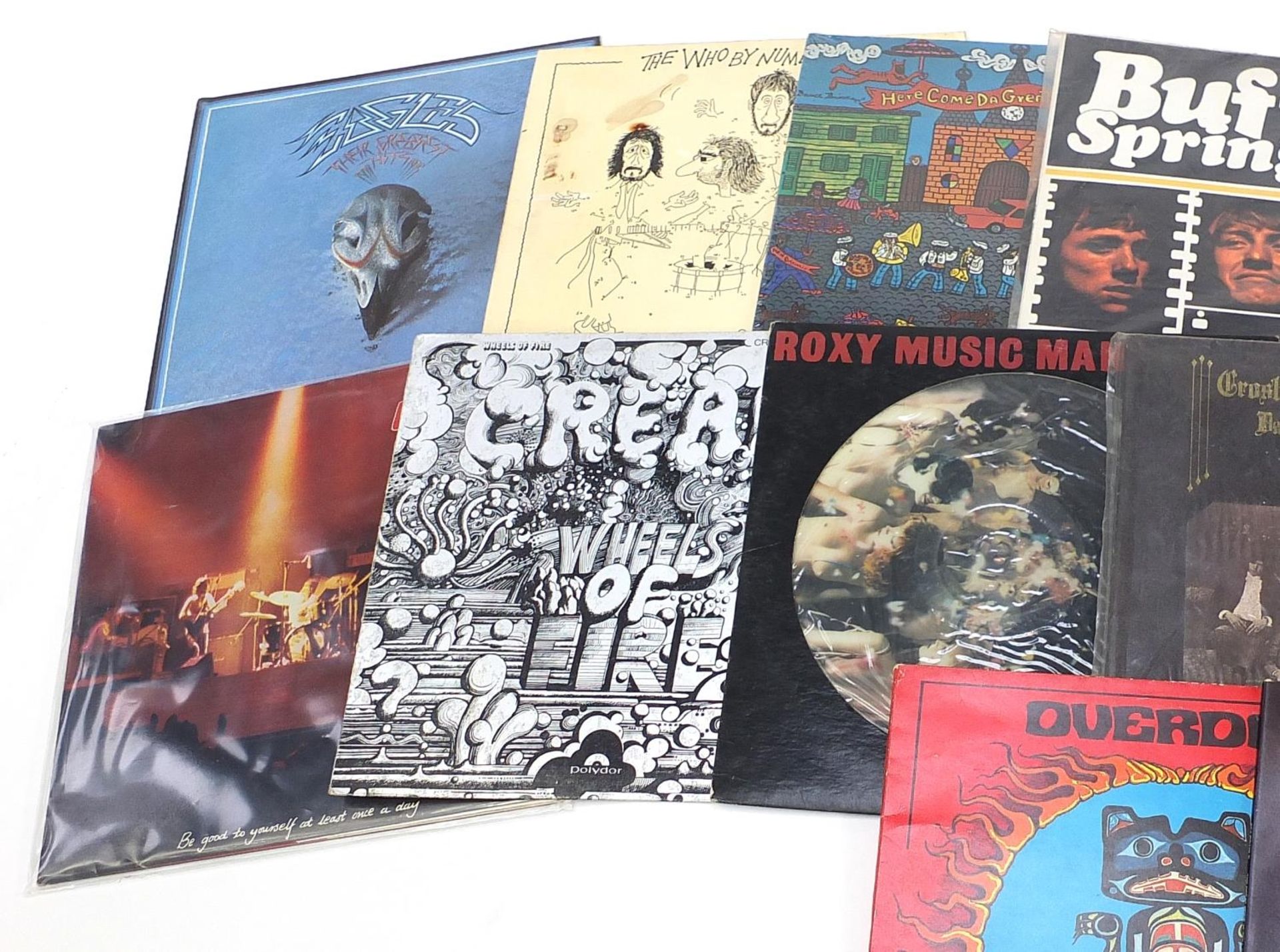 Vinyl LP records including Buffalo Springfield on Atlantic Mono 587070, Thin Lizzy, Uriah Heap, Neil - Image 2 of 4