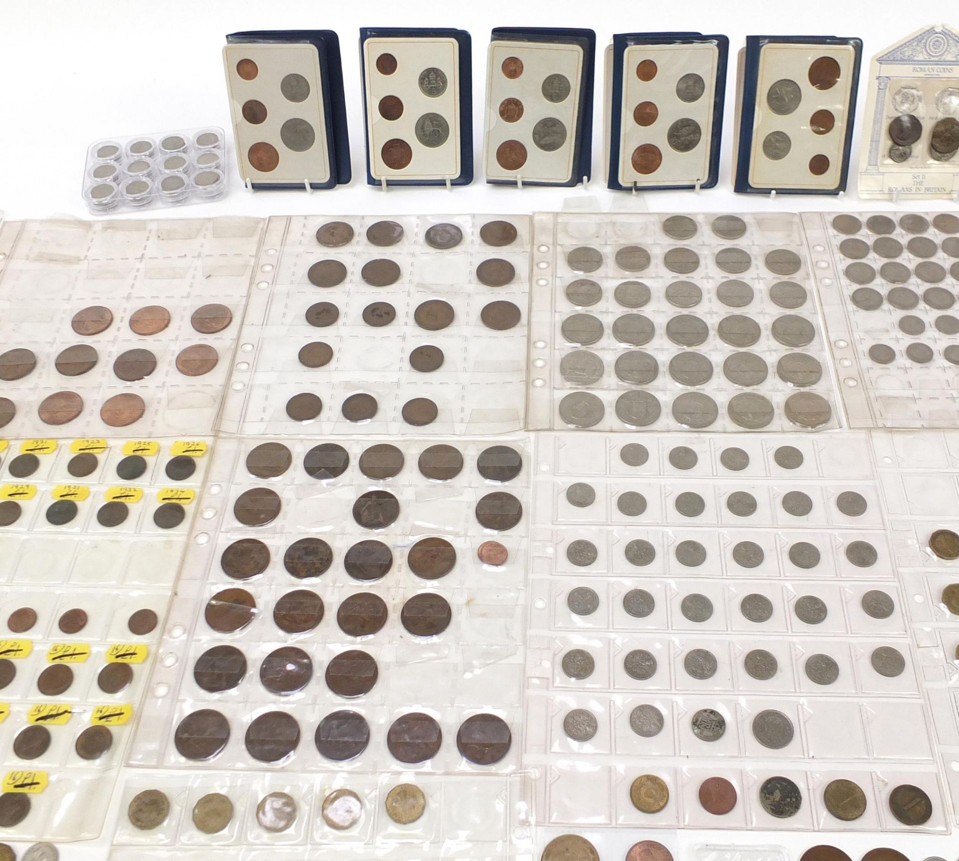 Antique and later British and world coinage including pennies and half crowns - Bild 6 aus 17