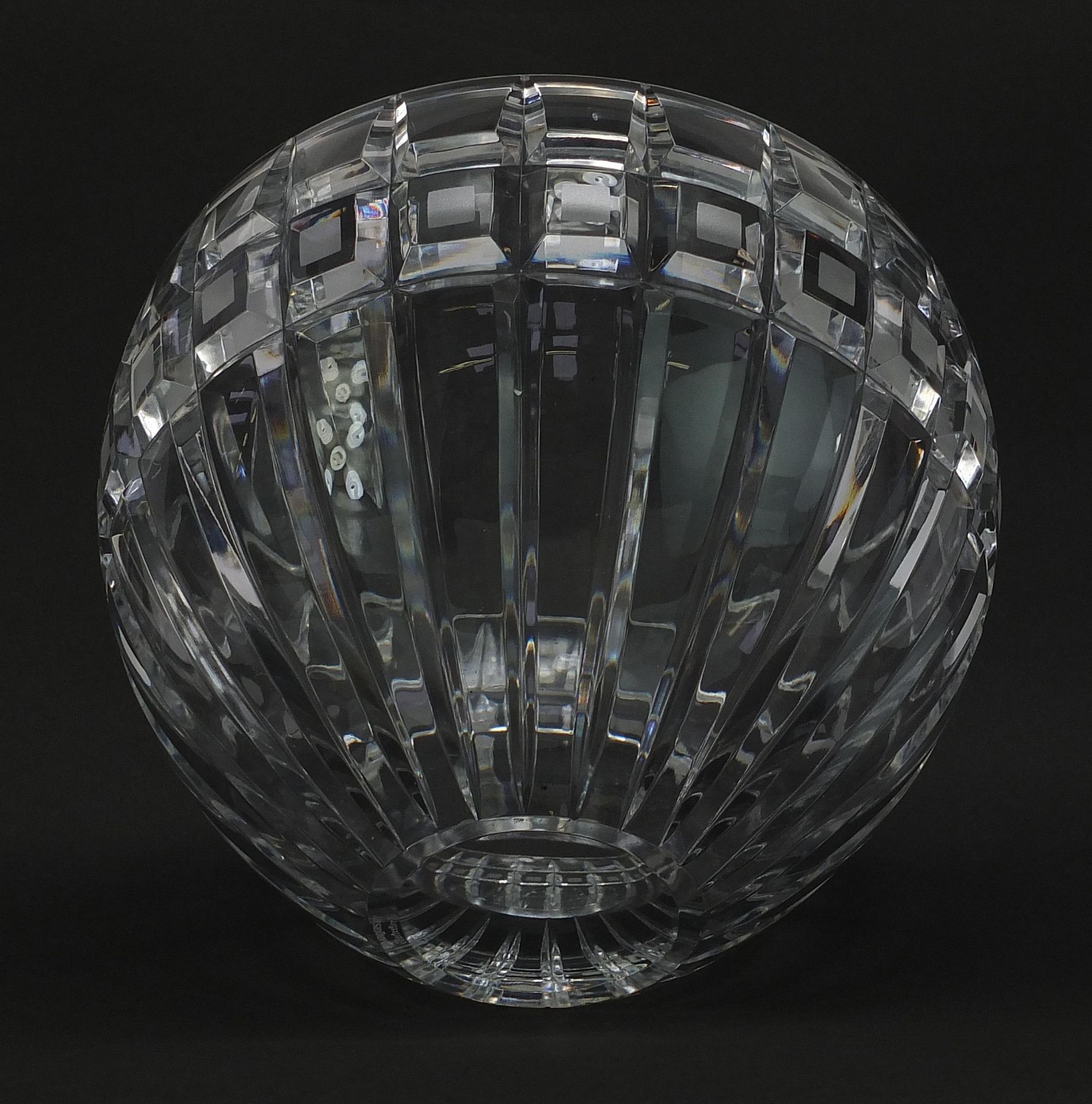 Waterford Crystal Marquis vase, 19.5cm in diameter - Bild 3 aus 3