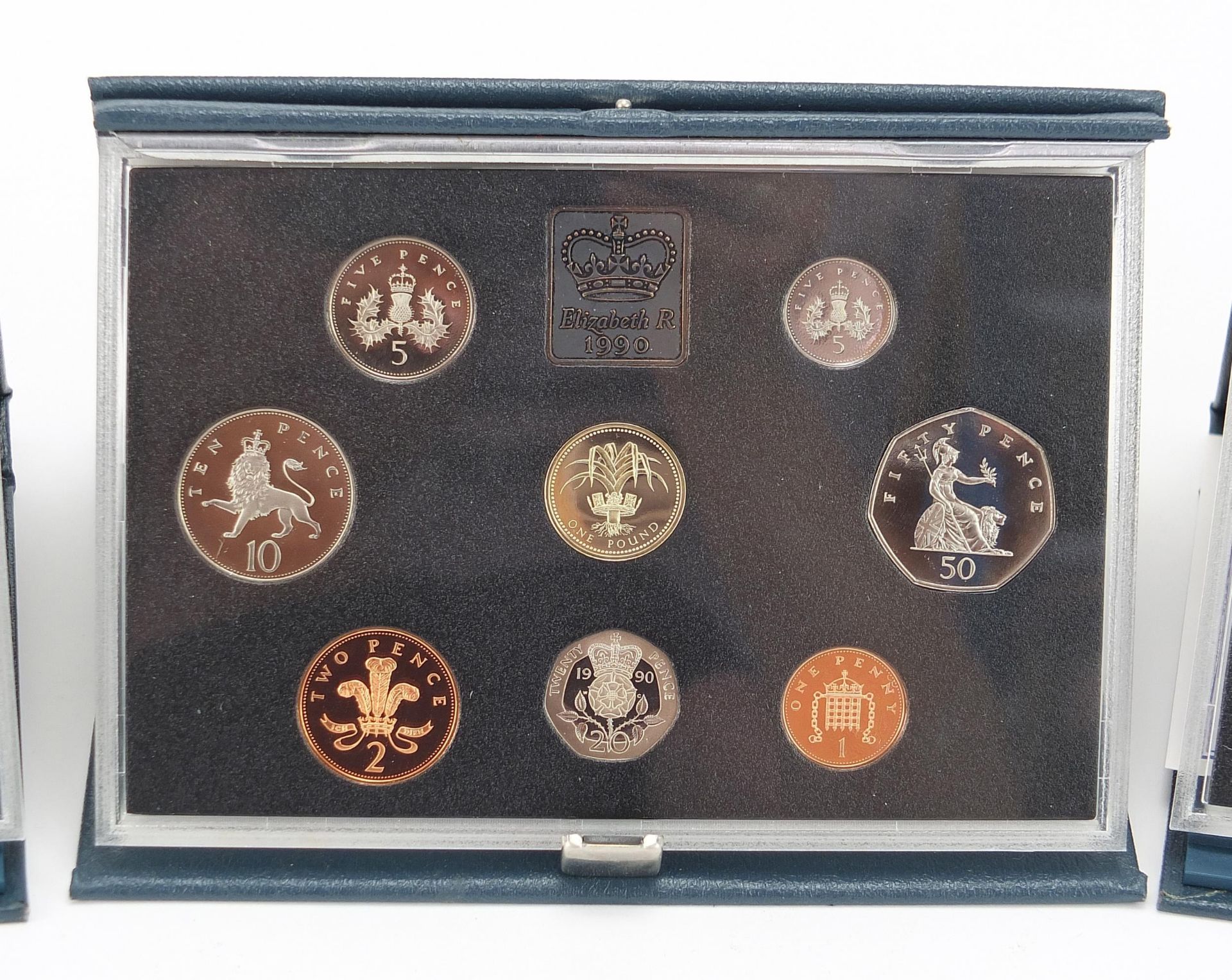 Three United Kingdom proof coin collections comprising 1990, 1991 and 1992 - Bild 5 aus 7