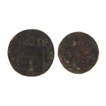 Two Roman coins