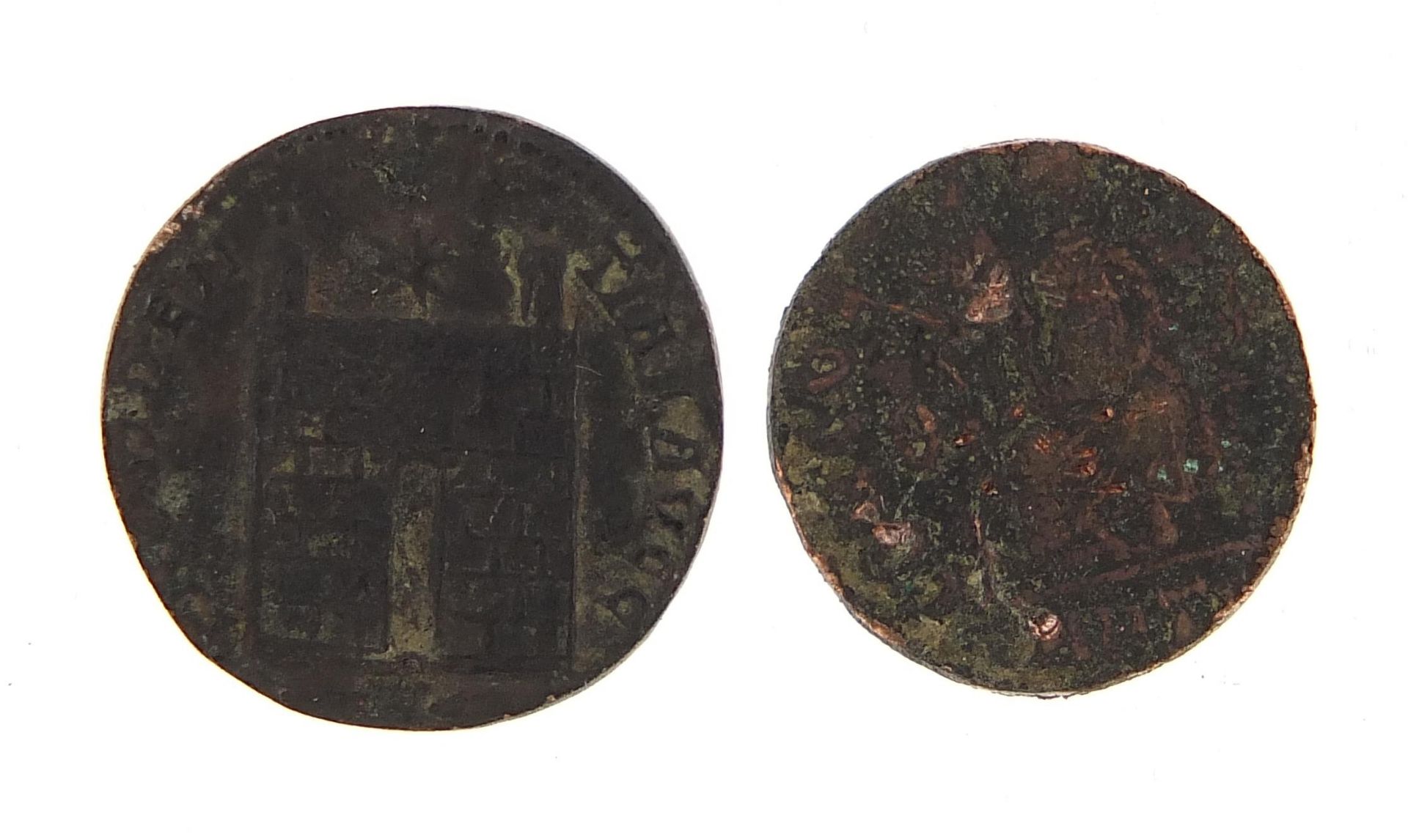 Two Roman coins