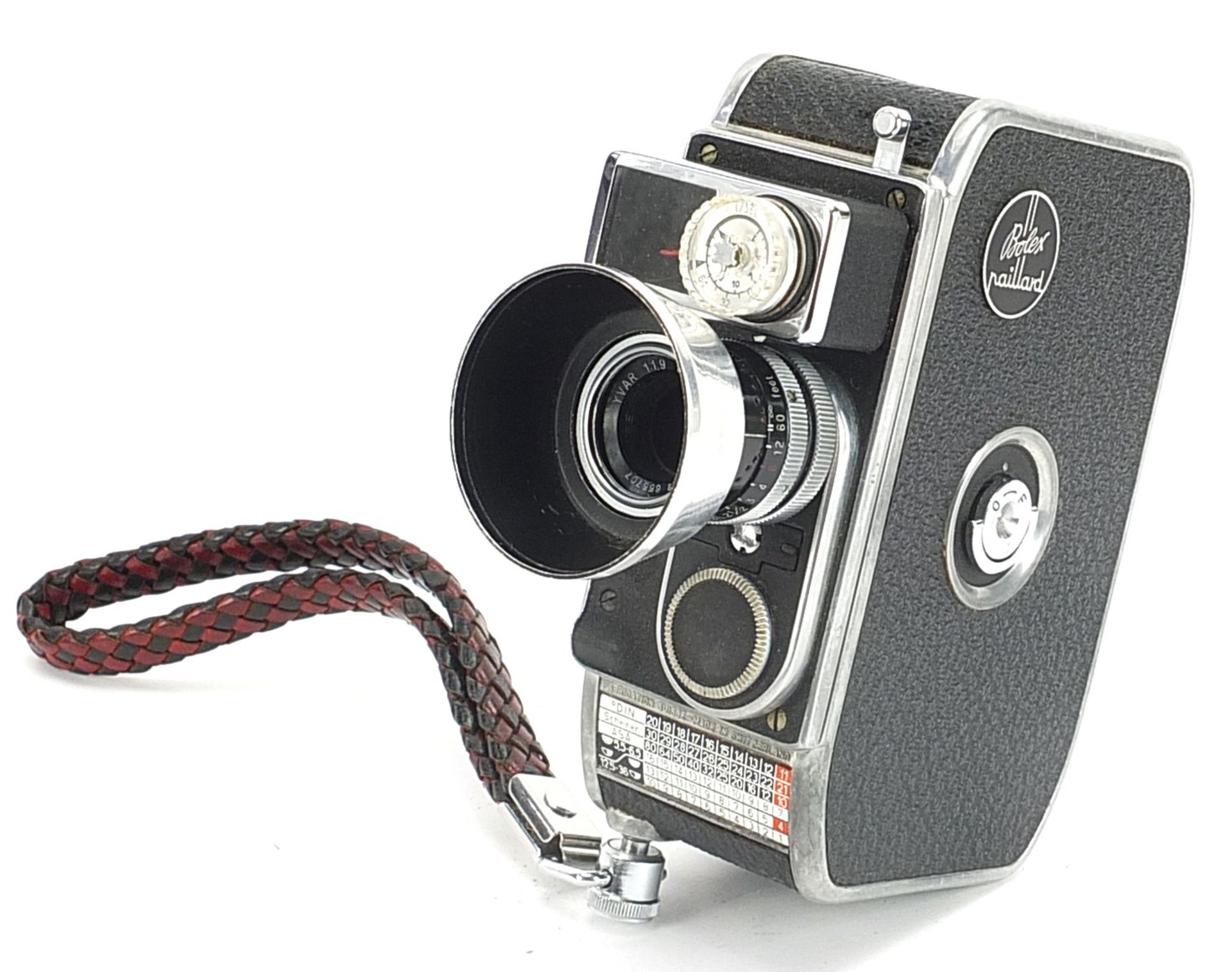 Bolex Paillard B8L camera with handle, case and instuctions, the case 20cm wide - Bild 4 aus 6