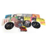 Vinyl LP records and picture discs including The Sex Pistols, Guns & Roses and David Bowie