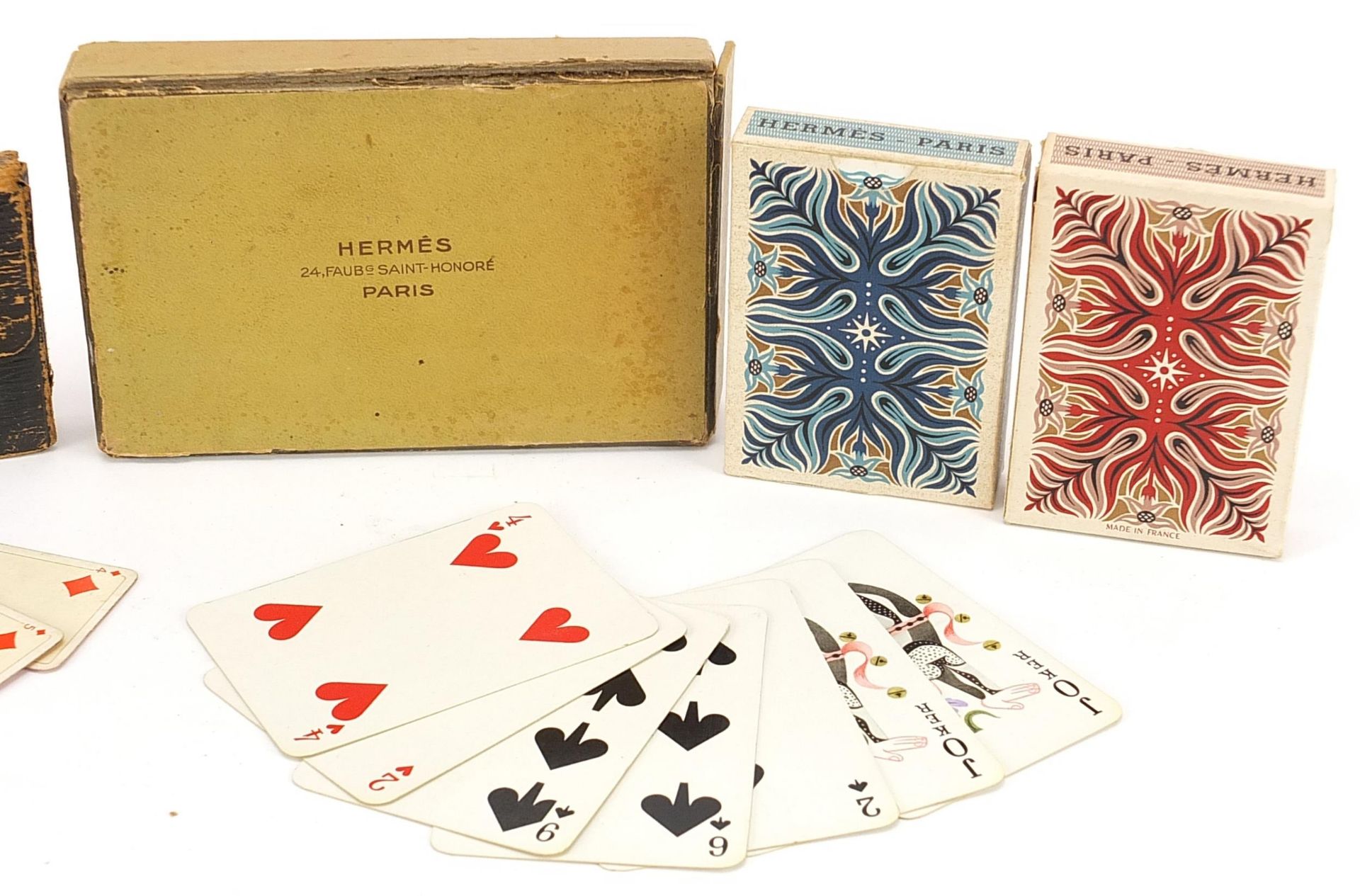 Four packets of vintage playing cards retailed by Hermes Paris and Lovegrove & Flint - Image 3 of 3