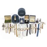 Collection of vintage and later ladies and gentlemen's wristwatches and costume jewellery