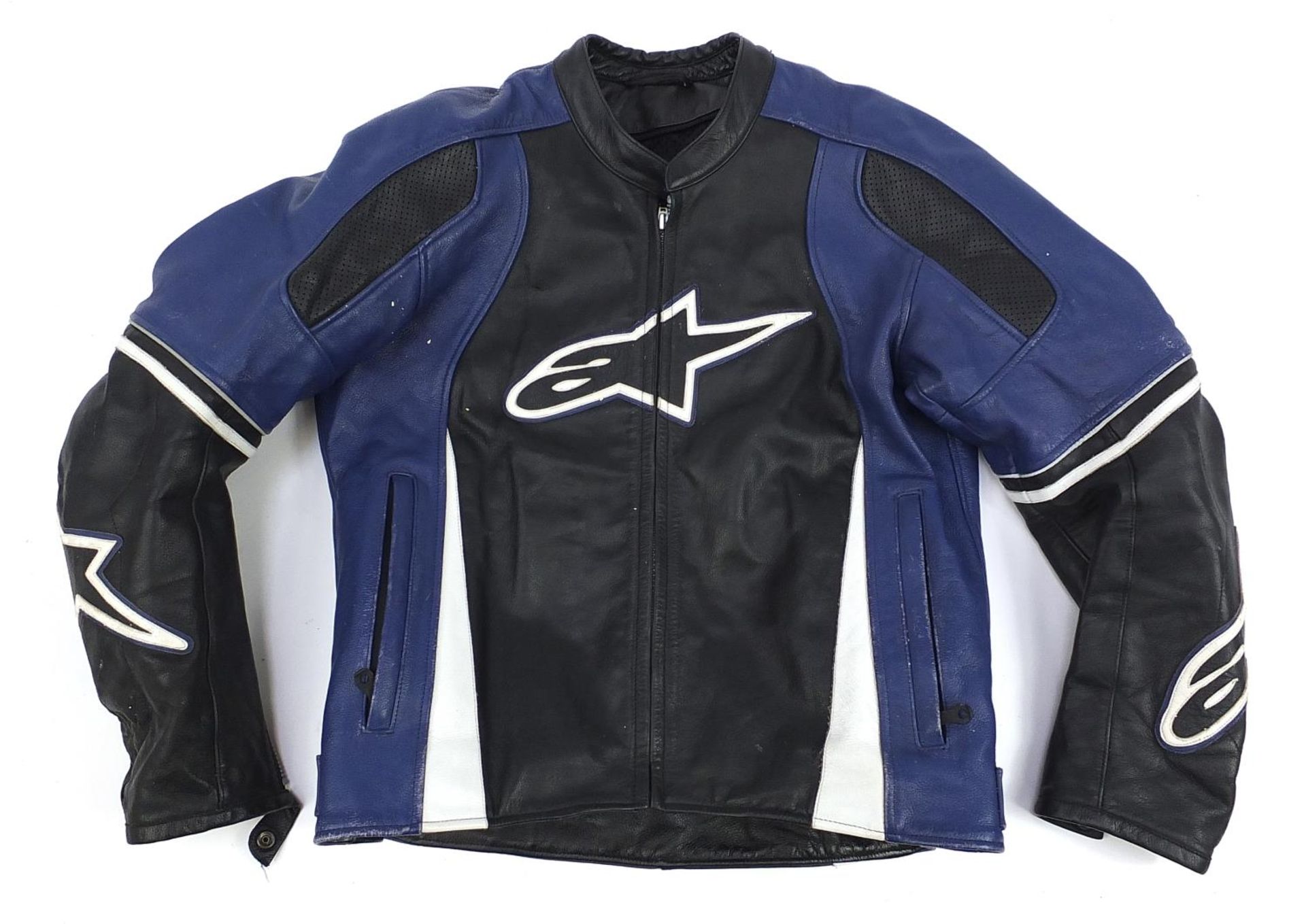 Alpinestars, leather motorcycle jacket, size EUR 56