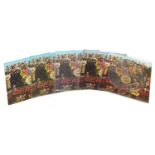 Four Sgt Pepper's Lonely Hearts Club Band vinyl LP records by The Beatles with cut outs and