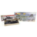 As new sealed Airfix model Junkers JU87B-2 Stuka and a Lockheed SR71 Blackbird with box by Revell