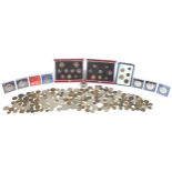 Antique and later British and world coinage, some silver including Royal Mint 1989 and 1990 United