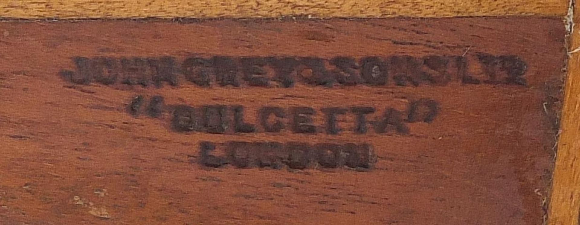 John Grey & Sons Dulcetta inlaid rosewood banjo, 61.5cm in length - Bild 3 aus 4