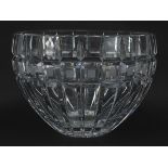 Waterford Crystal Marquis vase, 19.5cm in diameter