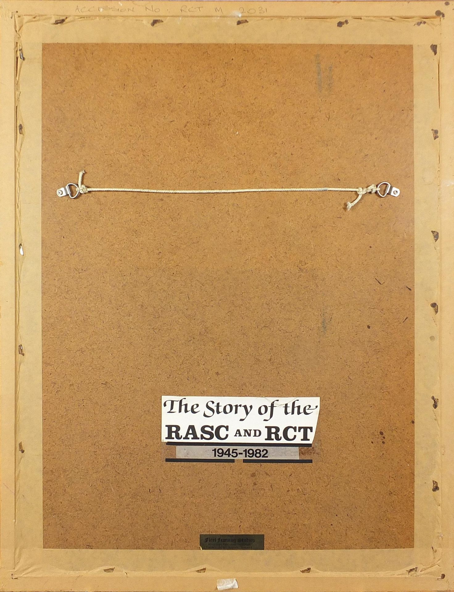 Bill Wynn Werninck - The Story of the RASC and RCT, 1945-1982, military interest mixed media, - Image 4 of 6