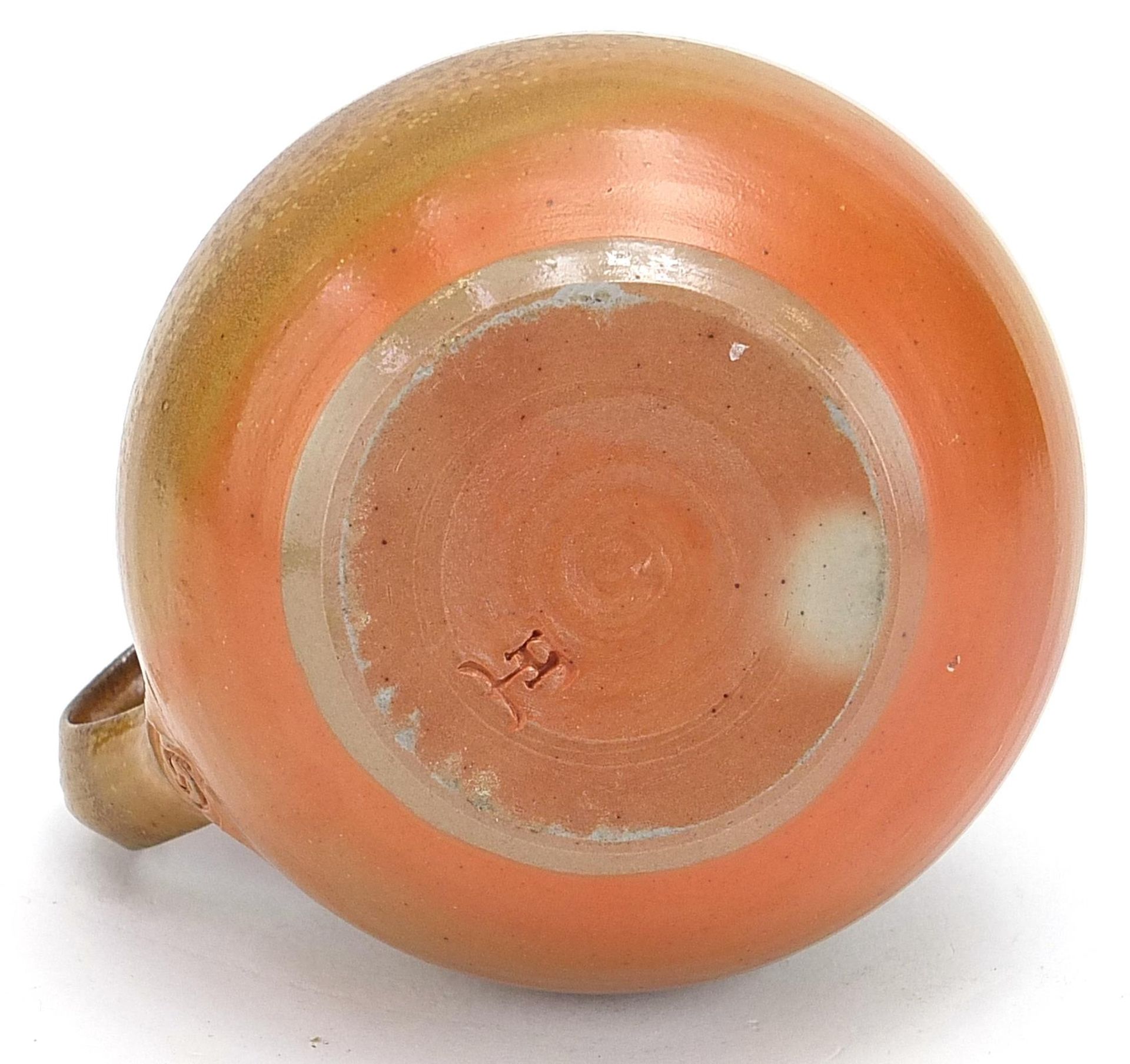 Guy Sydenham for Quay, studio pottery jug, impressed mark to the handle, 9.5cm high - Image 3 of 4