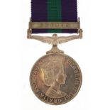 British military Elizabeth II Palestine medal with box of issue and Cyprus bar awarded to 5018661S.