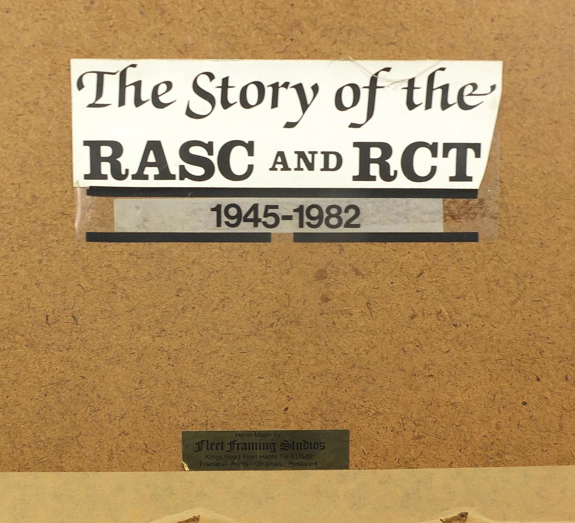 Bill Wynn Werninck - The Story of the RASC and RCT, 1945-1982, military interest mixed media, - Image 6 of 6