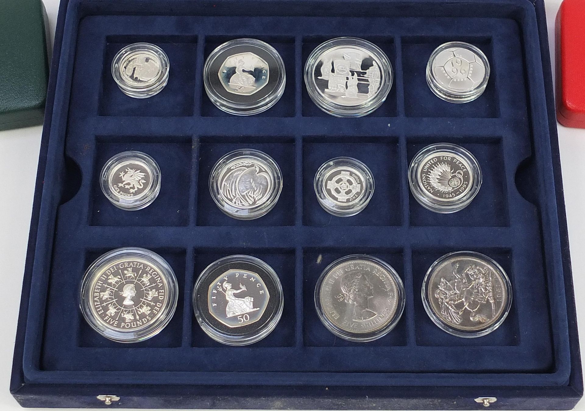 Collection of British coinage, some silver proof and silver including 1889 crown, 1995 World War - Bild 3 aus 4