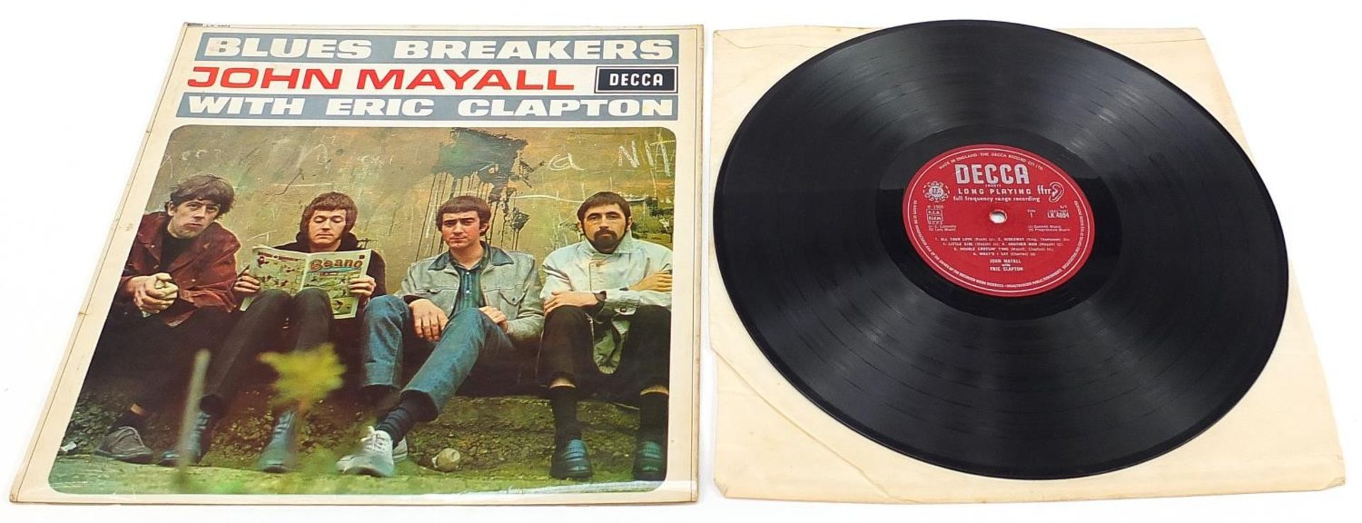 Two Blues Breakers vinyl LP records by John Mayall with Beano covers, each mono LK4804 - Image 2 of 5