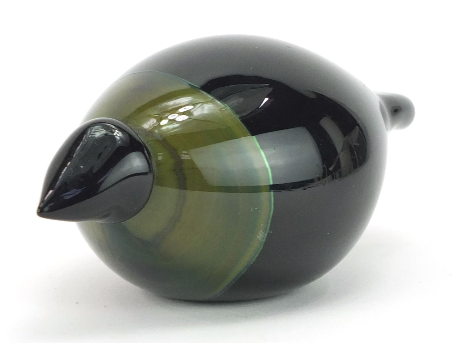 Oiva Toikka for Iittala, Finnish glass bird paperweight, paper label and signed to the base, 14cm in - Bild 2 aus 4