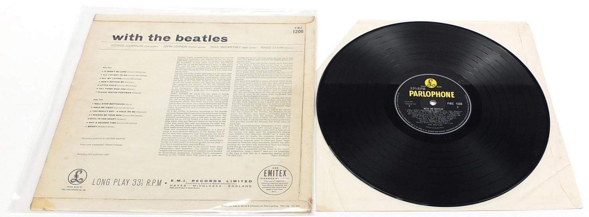 Five With the Beatles vinyl LP records by The Beatles, each mono PMC1206 - Image 9 of 11