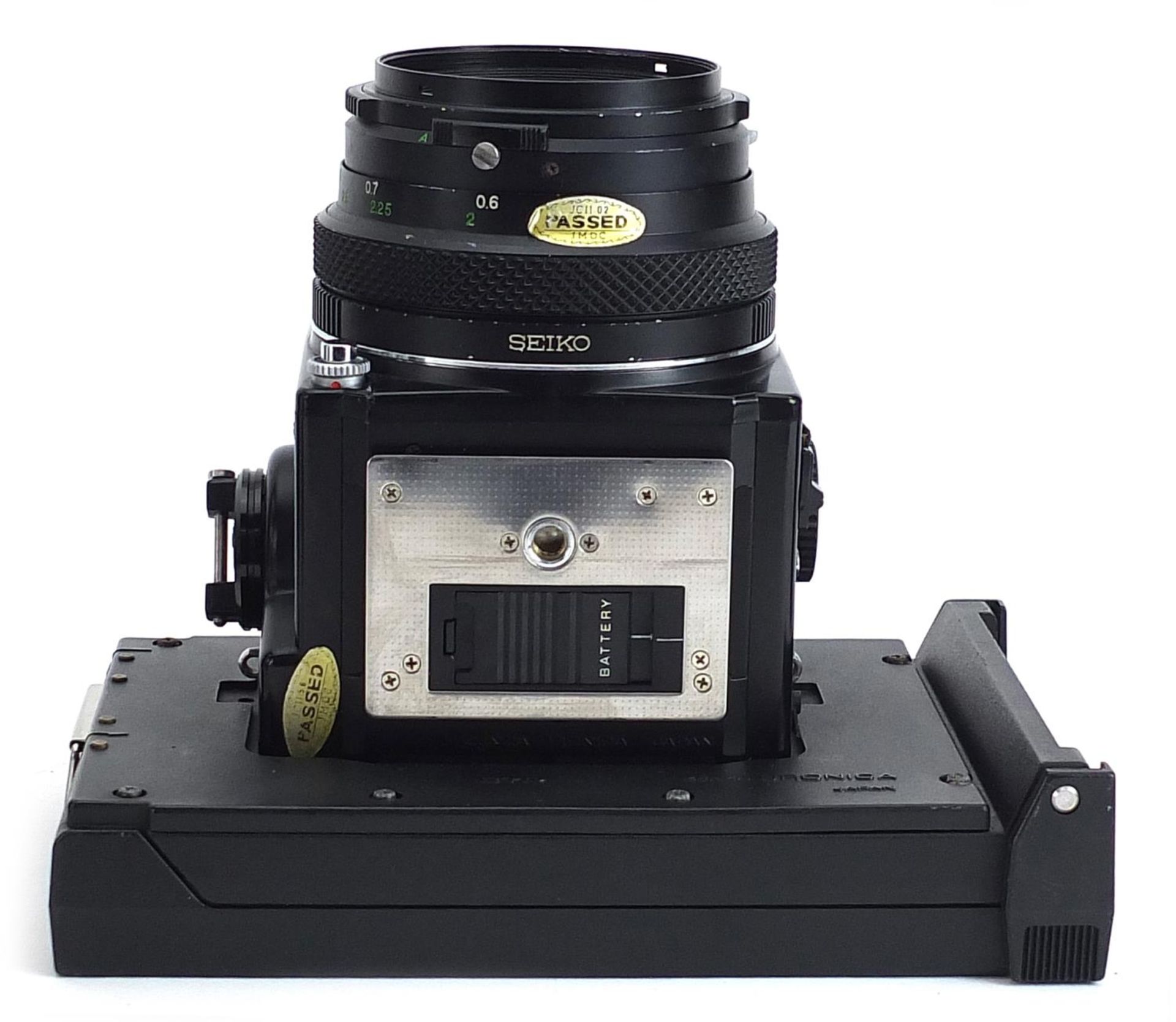 Zenza Bronica ETRS film camera with a Metz flash unit - Bild 5 aus 5