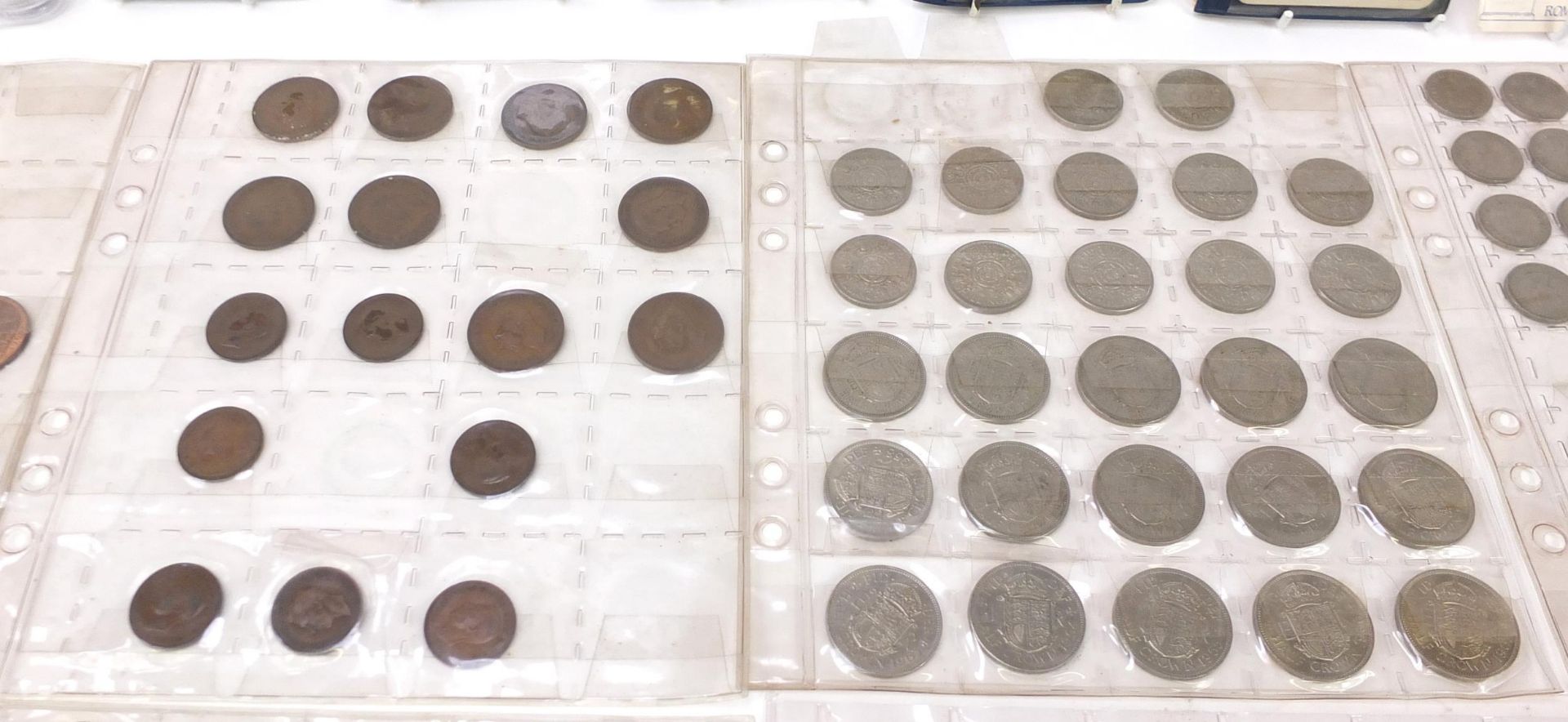 Antique and later British and world coinage including pennies and half crowns - Image 12 of 17