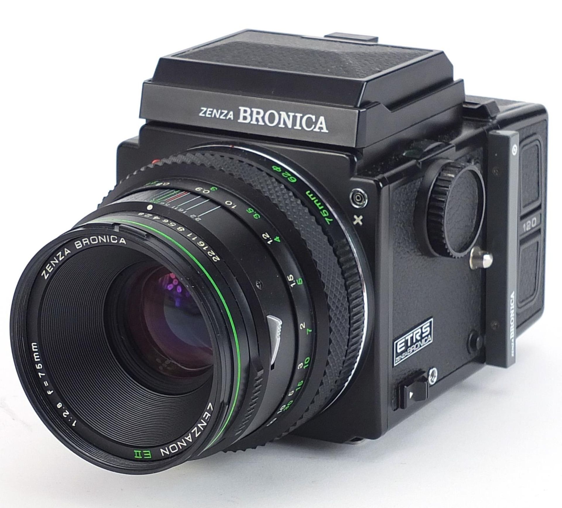 Zenza Bronica ETRS film camera with 75mm lens - Bild 2 aus 4