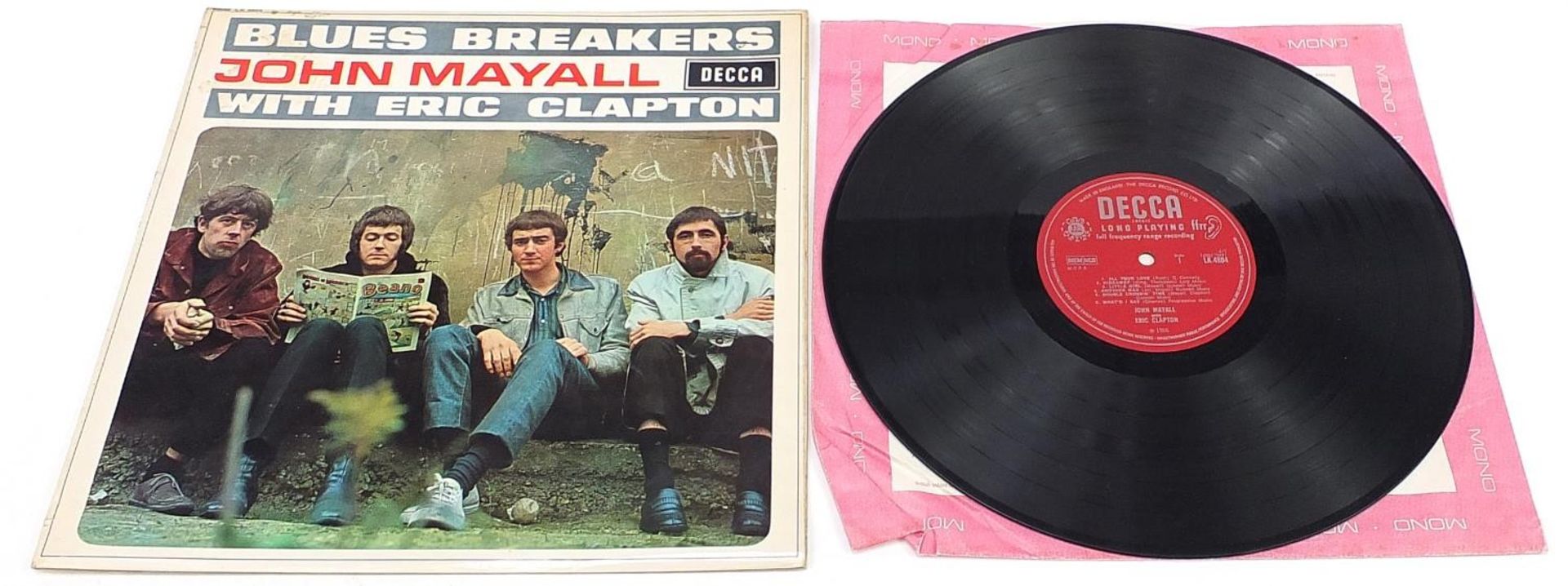 Two Blues Breakers vinyl LP records by John Mayall with Beano covers, each mono LK4804 - Image 4 of 5