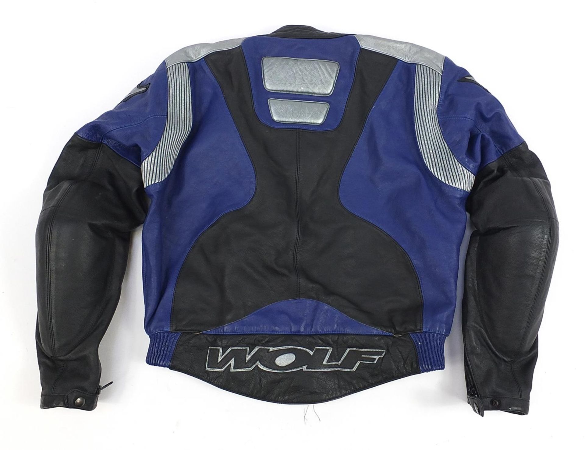 Wolf, Spirit of the Wild leather motorcycle jacket, size 46 - Image 4 of 4