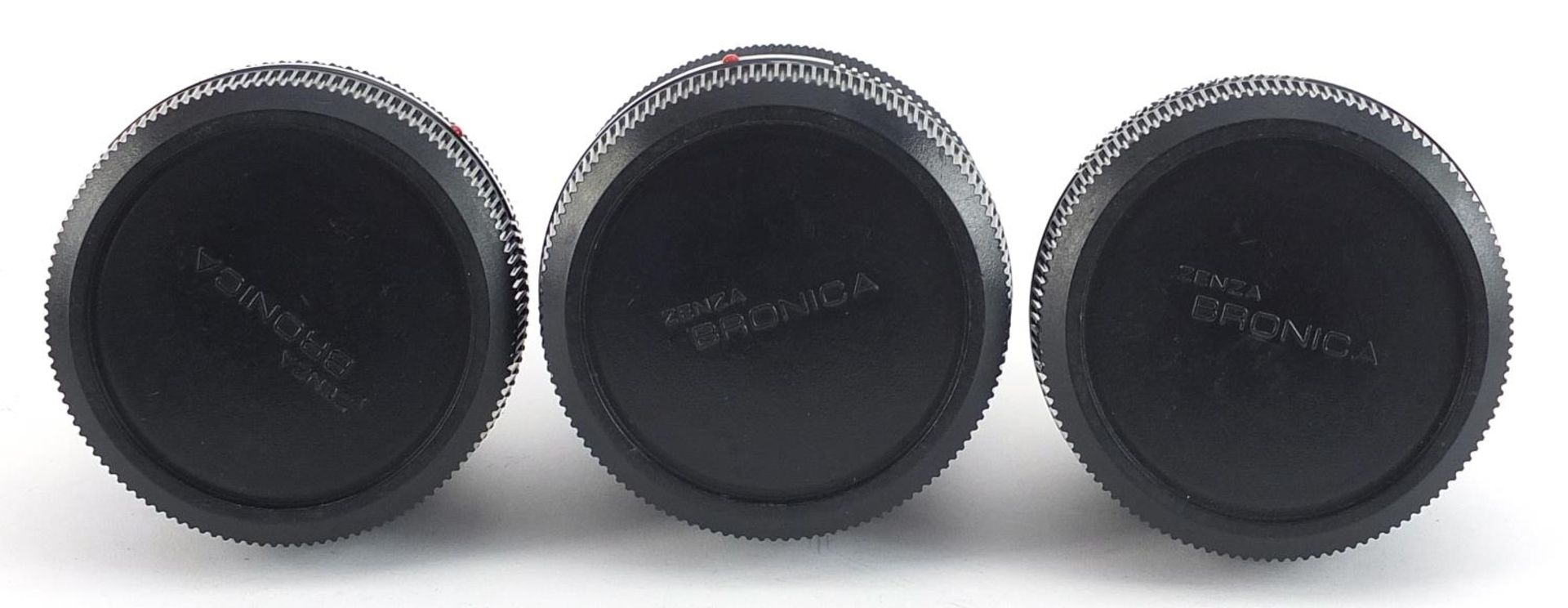 Three Zenza Bronica camera lenses and parts comprising 150mm, 40mm and 50mm - Image 4 of 4