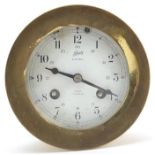 Schatz ship's bell eight day wall clock, 11cm in diameter