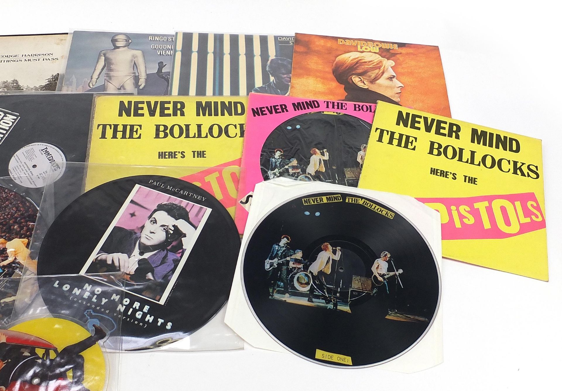 Vinyl LP records and picture discs including The Sex Pistols, Guns & Roses and David Bowie - Bild 3 aus 3