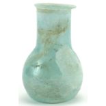 Roman iridescent glass vase, 13cm high