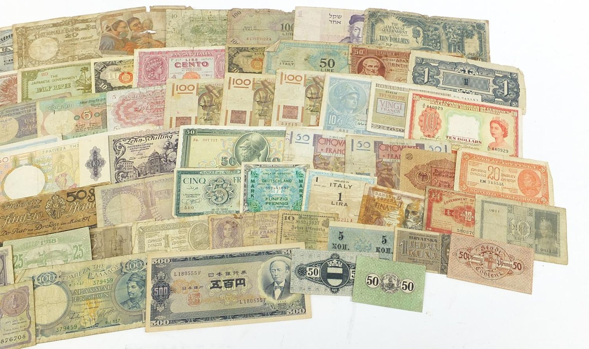 Collection of world banknotes - Image 3 of 3