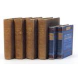 Hardback books comprising Macaulay's History of England volumes 1-4 and The Salt Cellars volumes 1