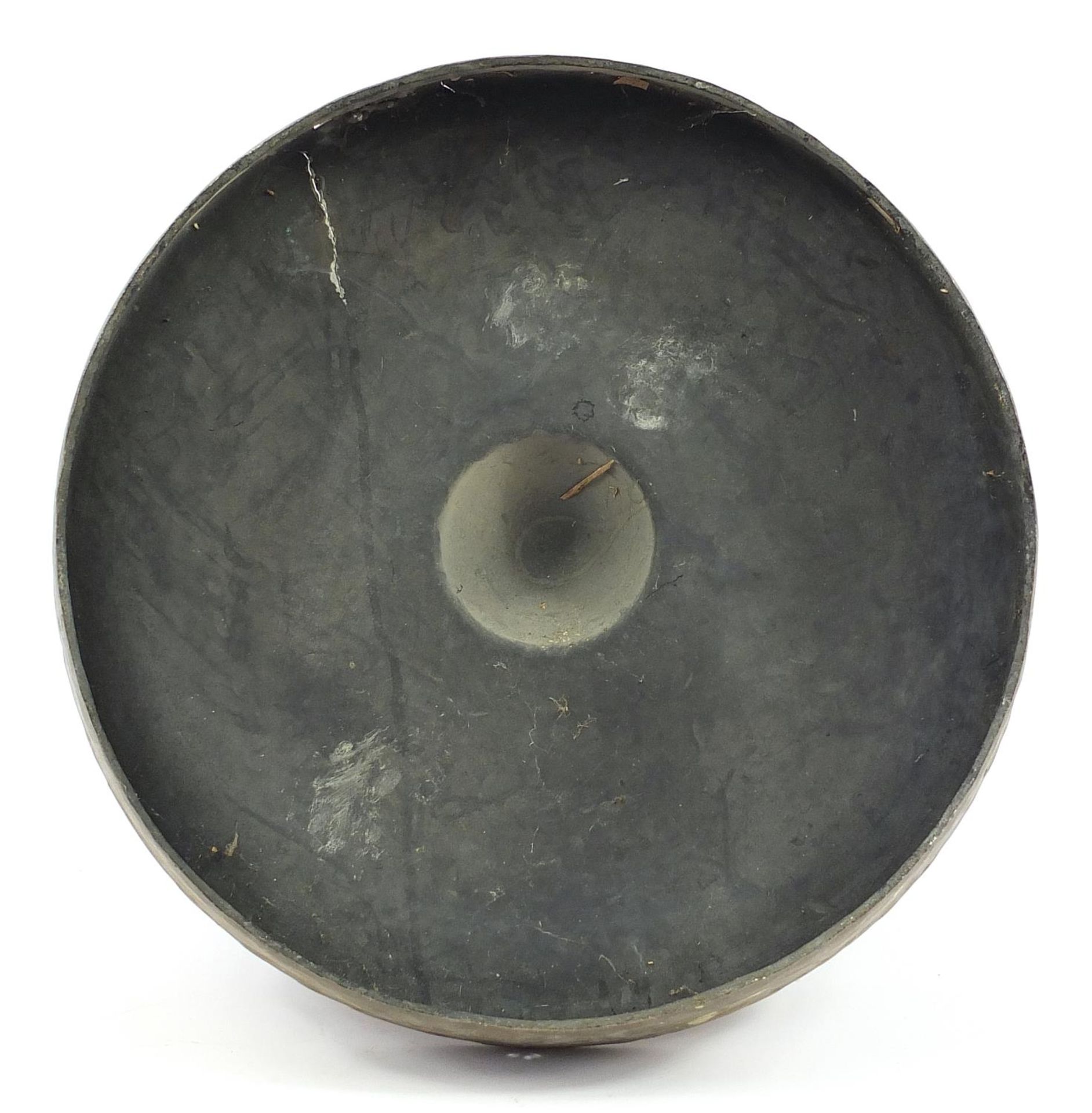 Chinese bronze temple gong, 61cm in diameter - Image 2 of 3