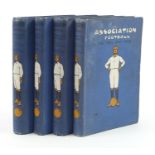 Association of Football and the Men Who Made It, four hardback books volumes 1-4 by Alfred Gibson