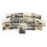 American military interest World War II black and white photographs, mostly stamped Suitable for