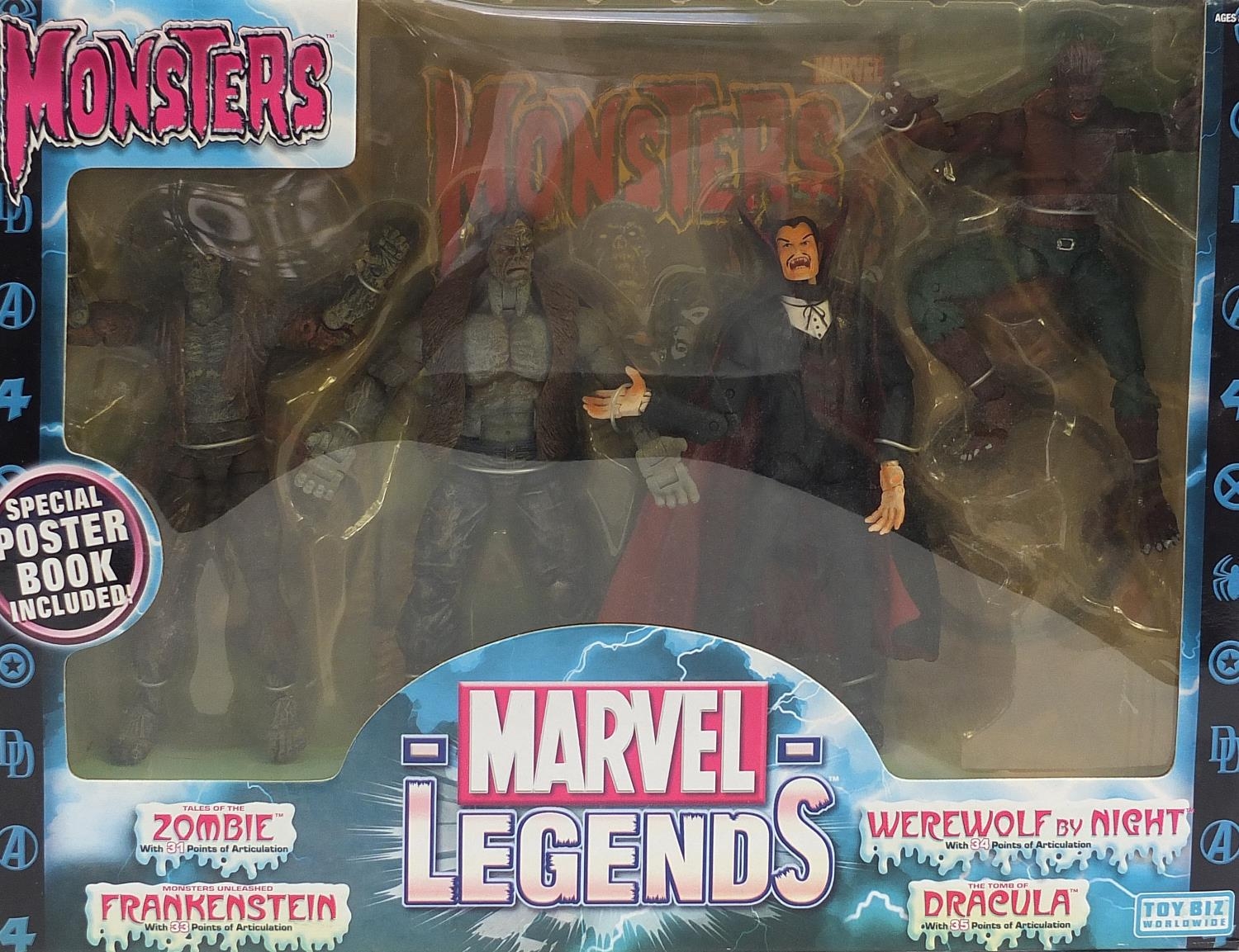 Marvel Legends Monsters action figure set by Toy Biz with box - Image 2 of 3
